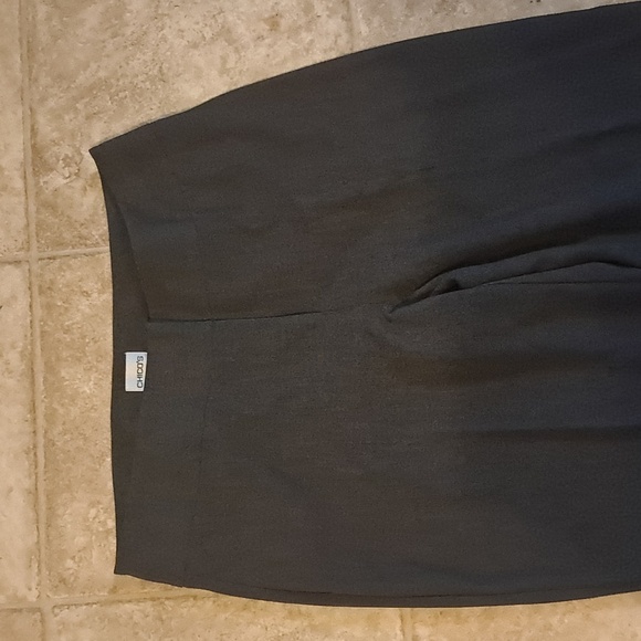 Chico's Classic Dark Grey Touser Pants Size 1.5/ Wide Waist Band Basic Preowned - Picture 2 of 9